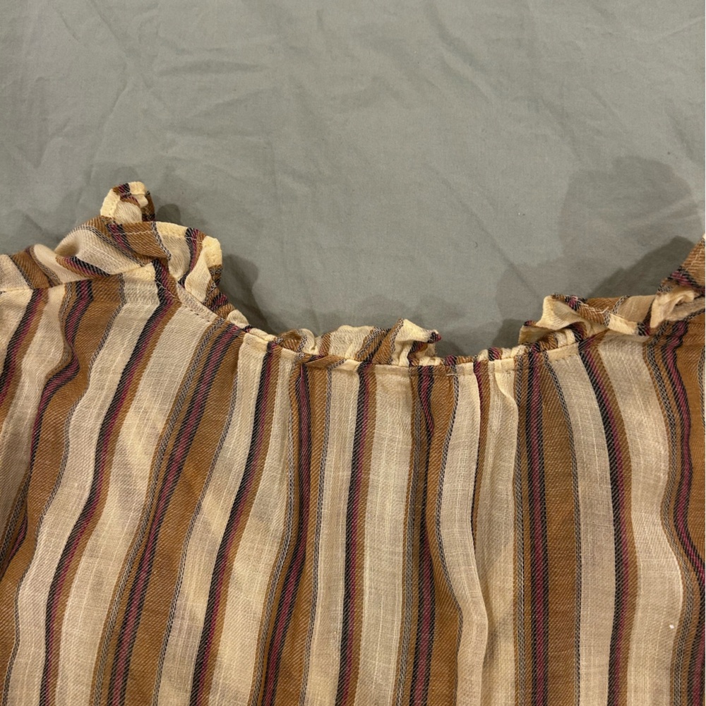 Ulla Johnson Striped Top Sz 4/S - Picture 3 of 9